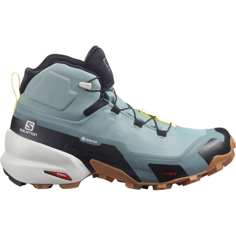 Botas Montaña Salomon Cross Hike Mid GTX Mujer Verde Menta | MX RPIH046